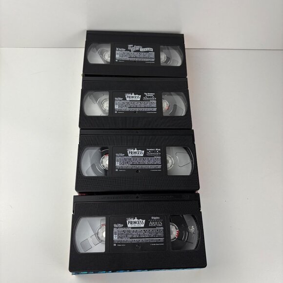 Disney Princess VHS Lot Of 4: Princess Ariel Jasmine Pocahontas & Sing-Along Son - Picture 3 of 3
